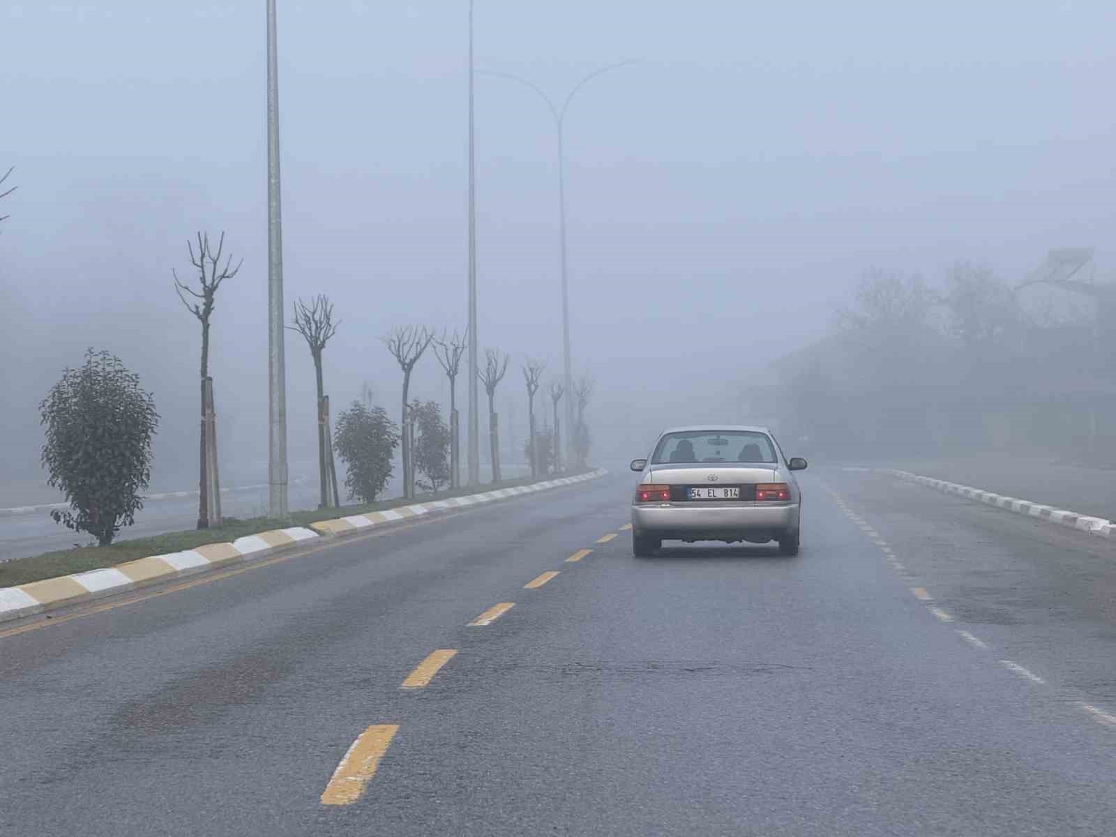 Sakarya’da sis etkili oluyor