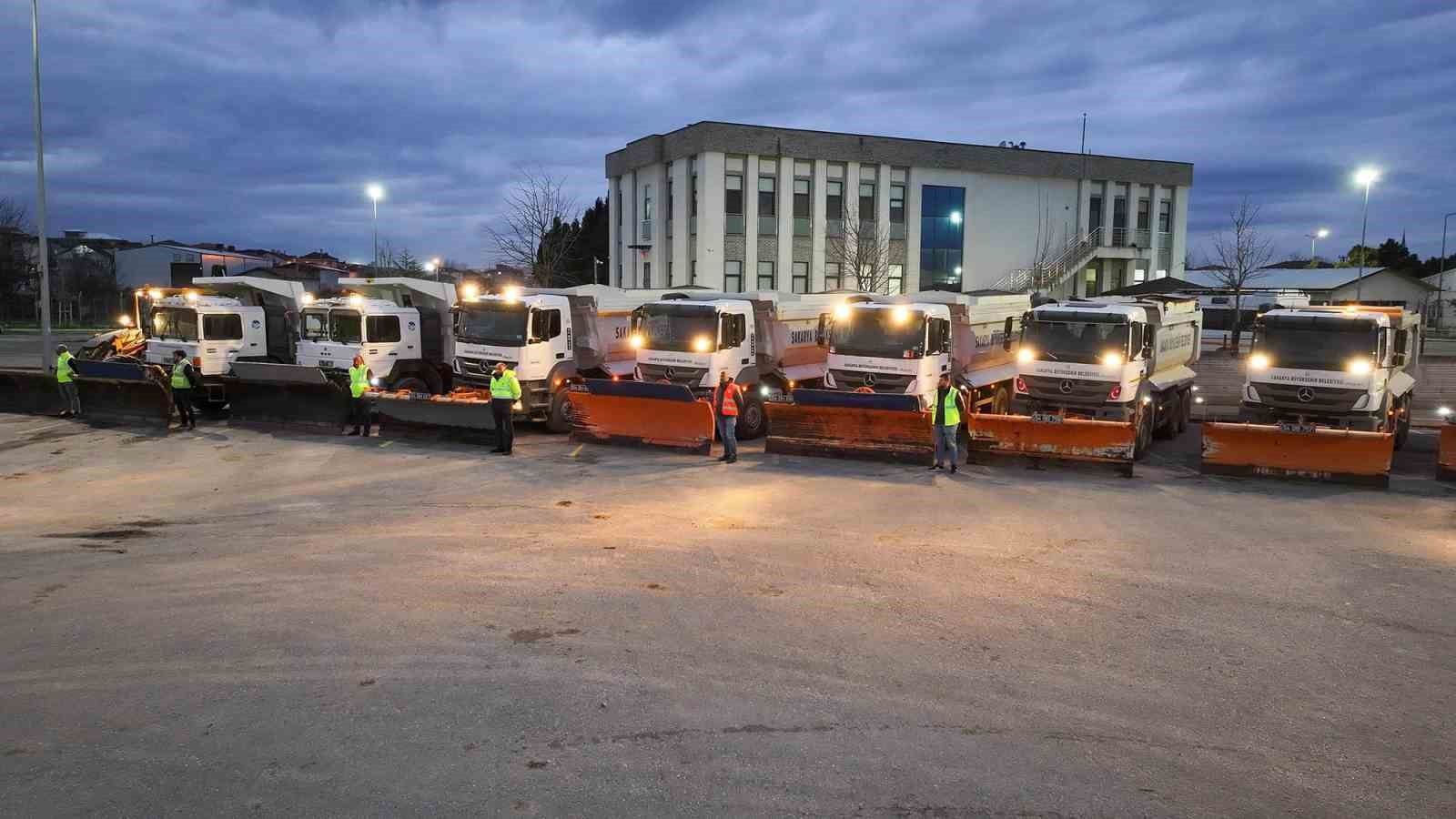 Sakarya’da kar yağışı öncesi tedbir