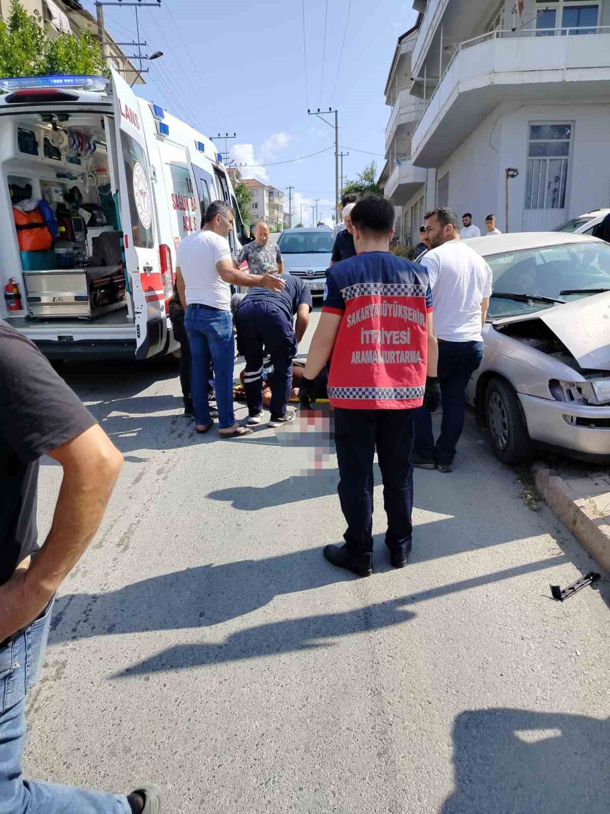 Kontrolden çıkan otomobil, elektrik direğine çarptı: 1 yaralı