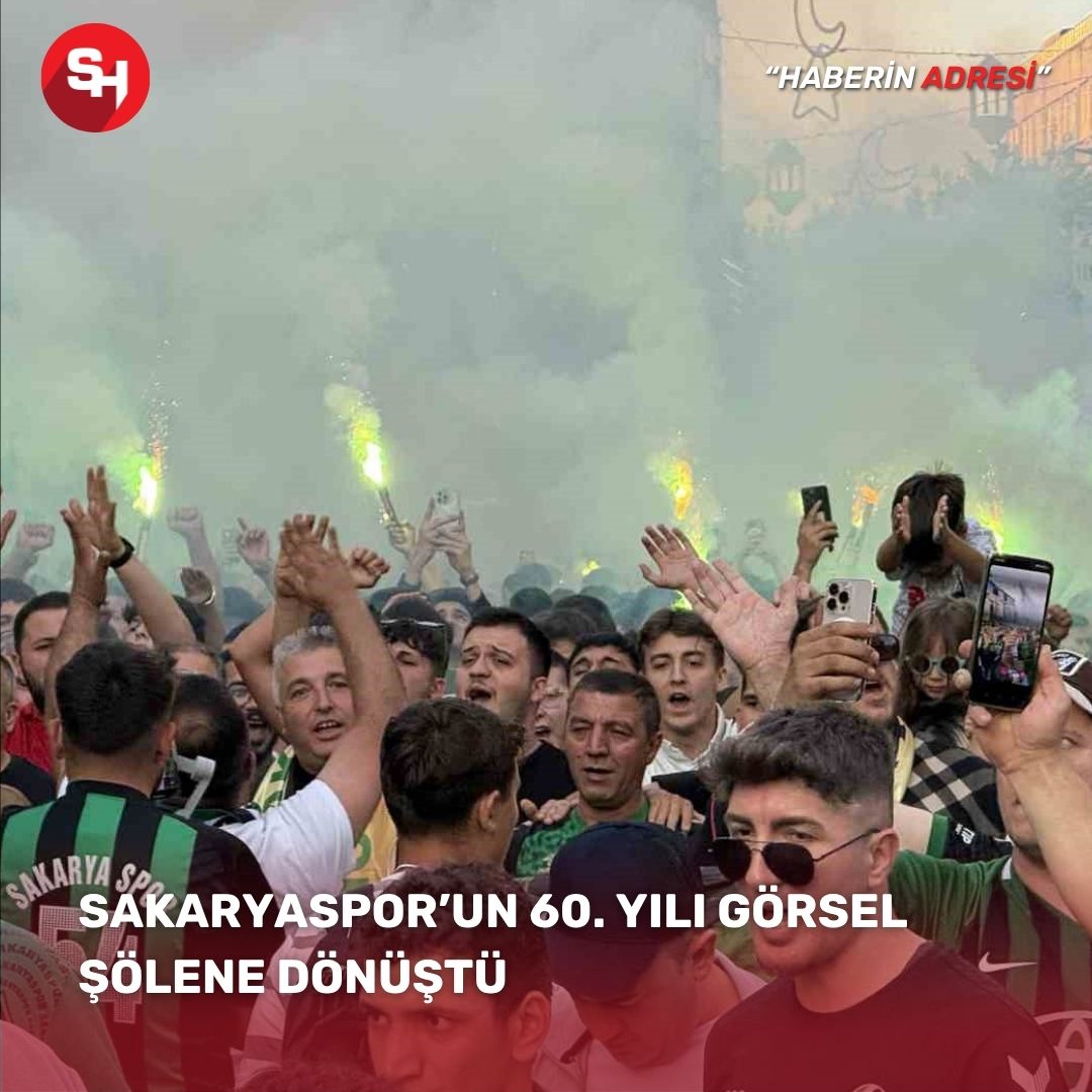 Sakaryaspor’un 60. yılı görsel şölene dönüştü