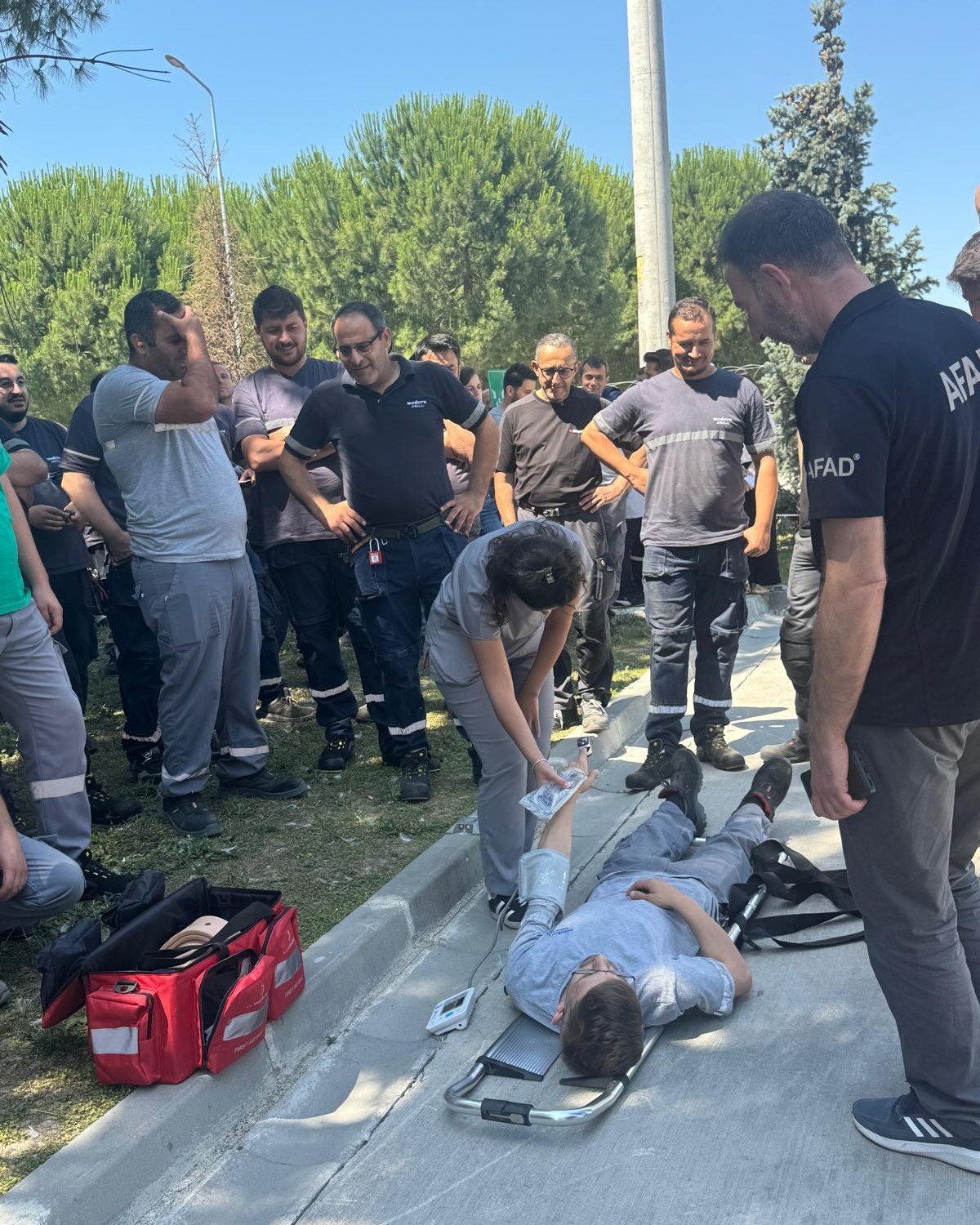 AFAD’dan uygulamalı yangın ve tahliye tatbikatı