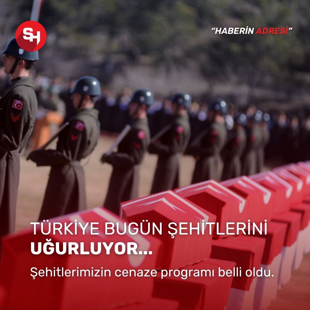 Türkiye Şehitlerini Uğurluyor!