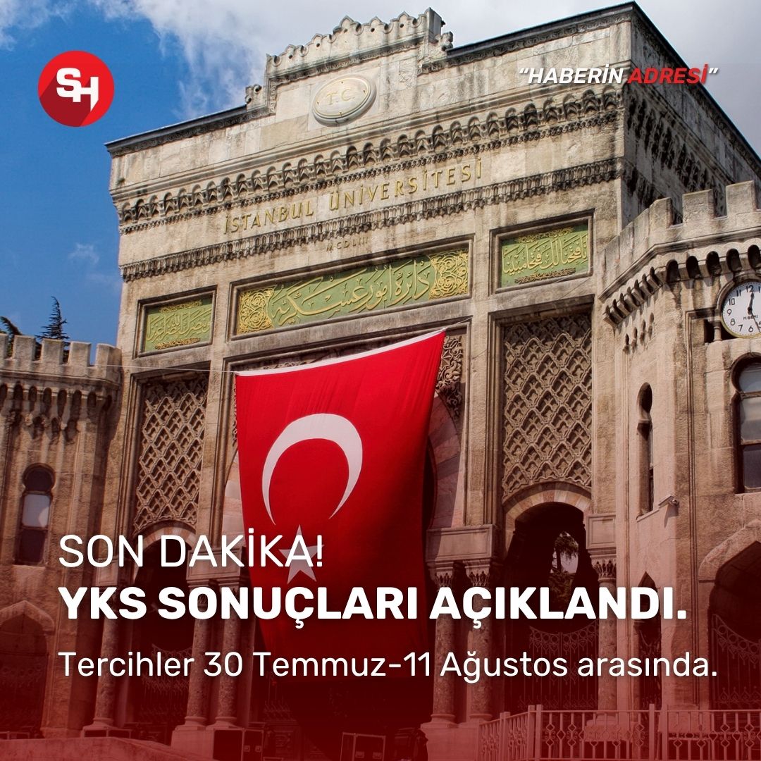 SON DAKİKA! YKS SONUÇLARI AÇIKLANDI.