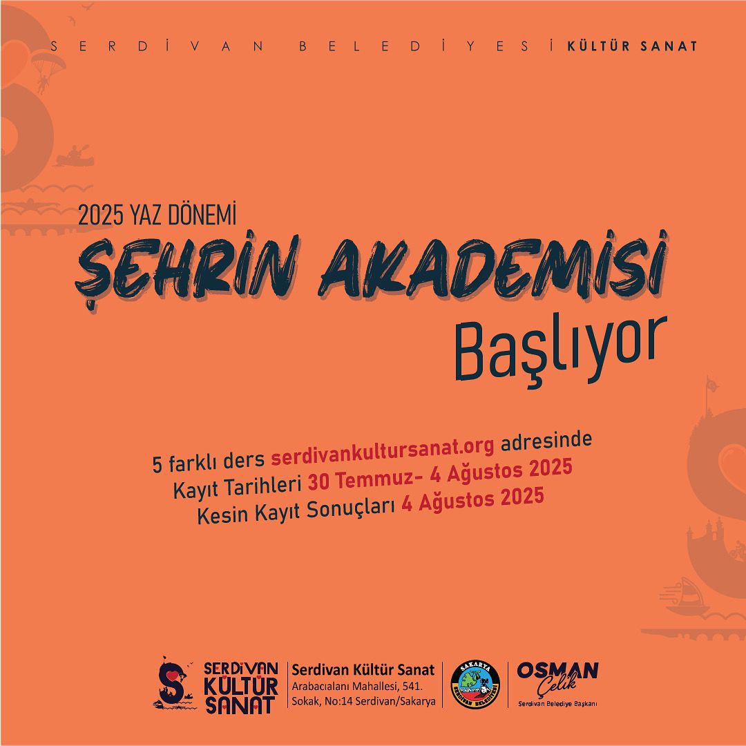 Serdivan Kültür Sanat’ta Yetişkin Akademisi Başlıyor