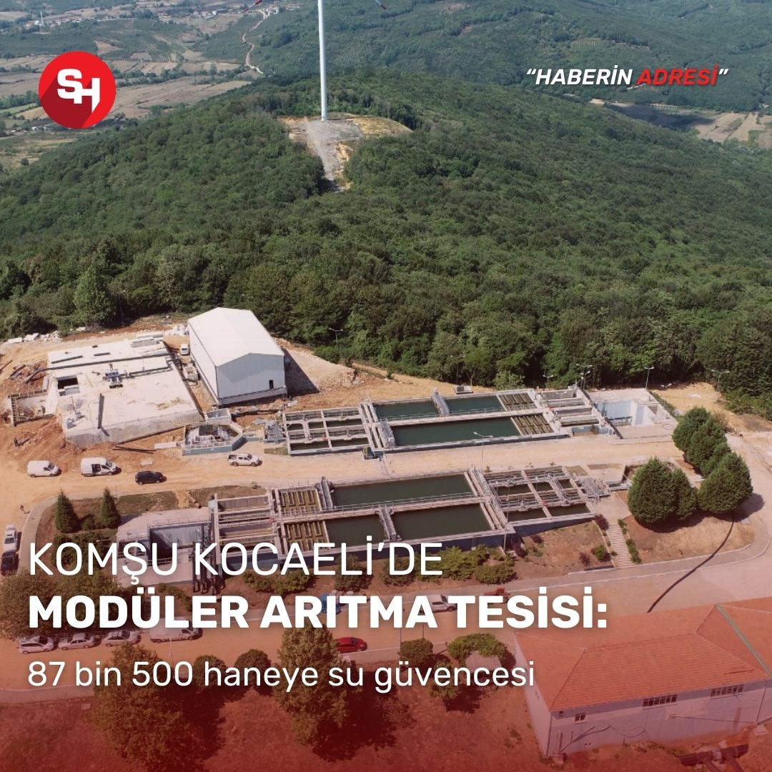 Komşuda modüler arıtma tesisi: 87 bin 500 haneye su güvencesi