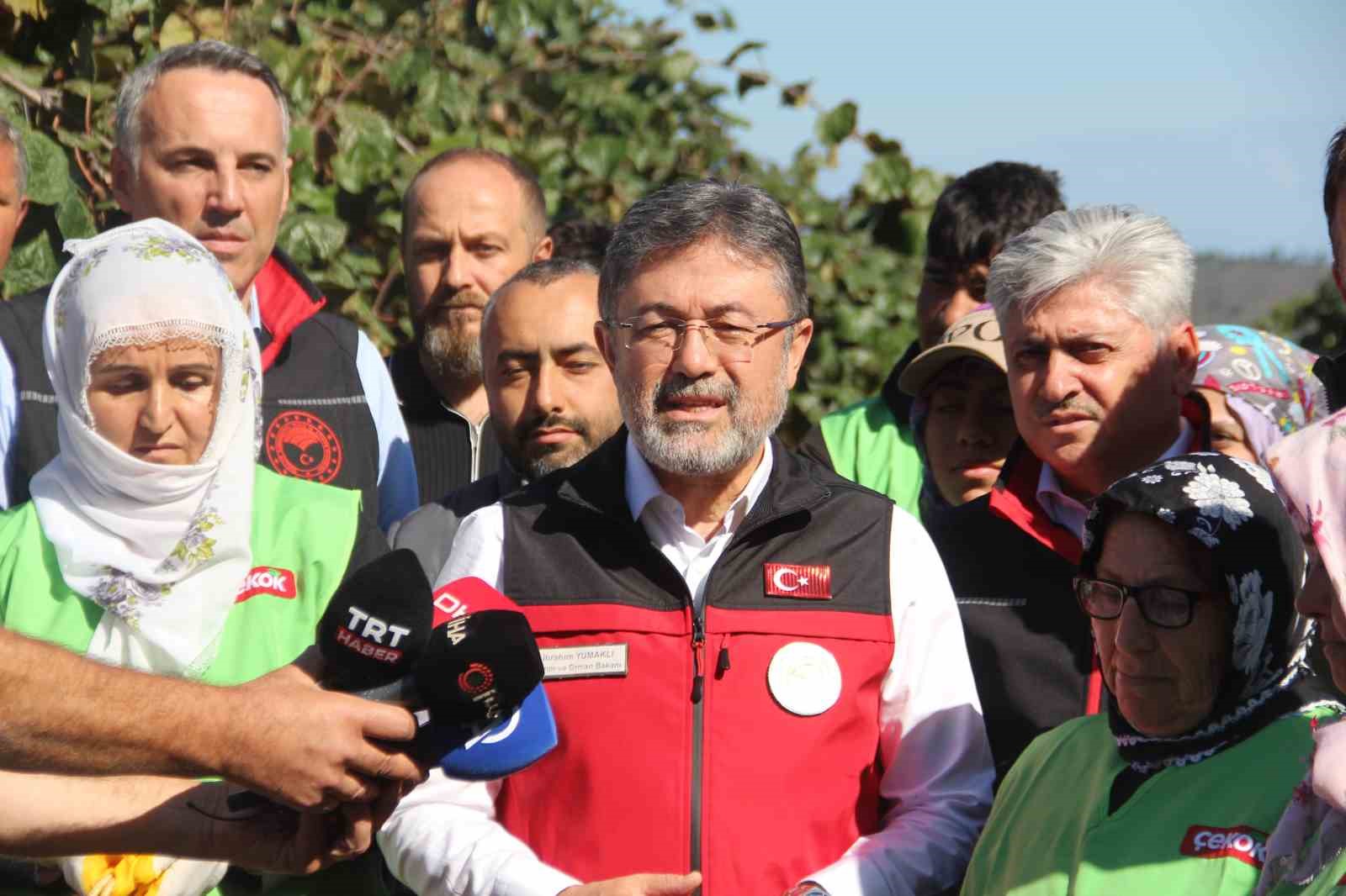 (Düzeltme) Bakan Yumaklı: 