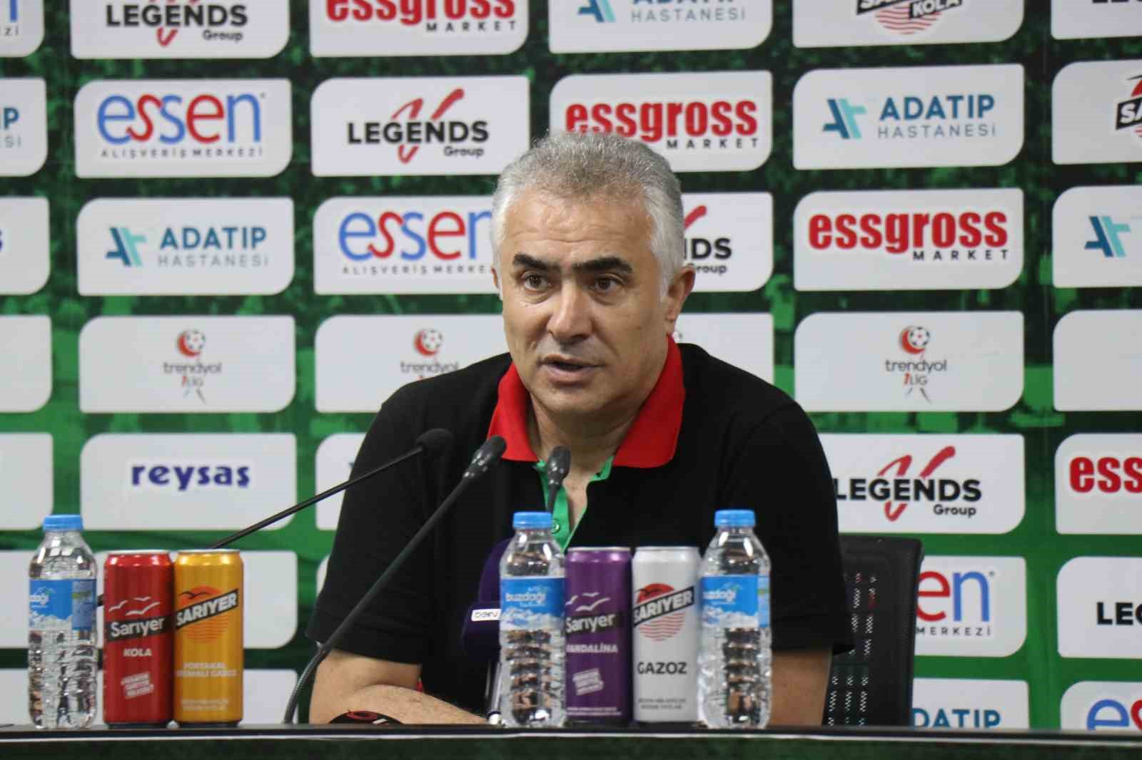 Sakaryaspor - Amed Sportif Faaliyetler maçının ardından