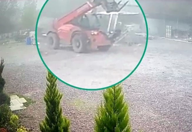 Firmanın eski çalışanı 5 milyonluk iş makinesini çaldı