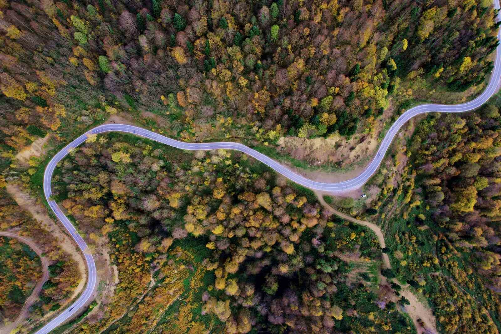 Sonbaharın renkleri Çam Dağı’nı baştan sona sardı