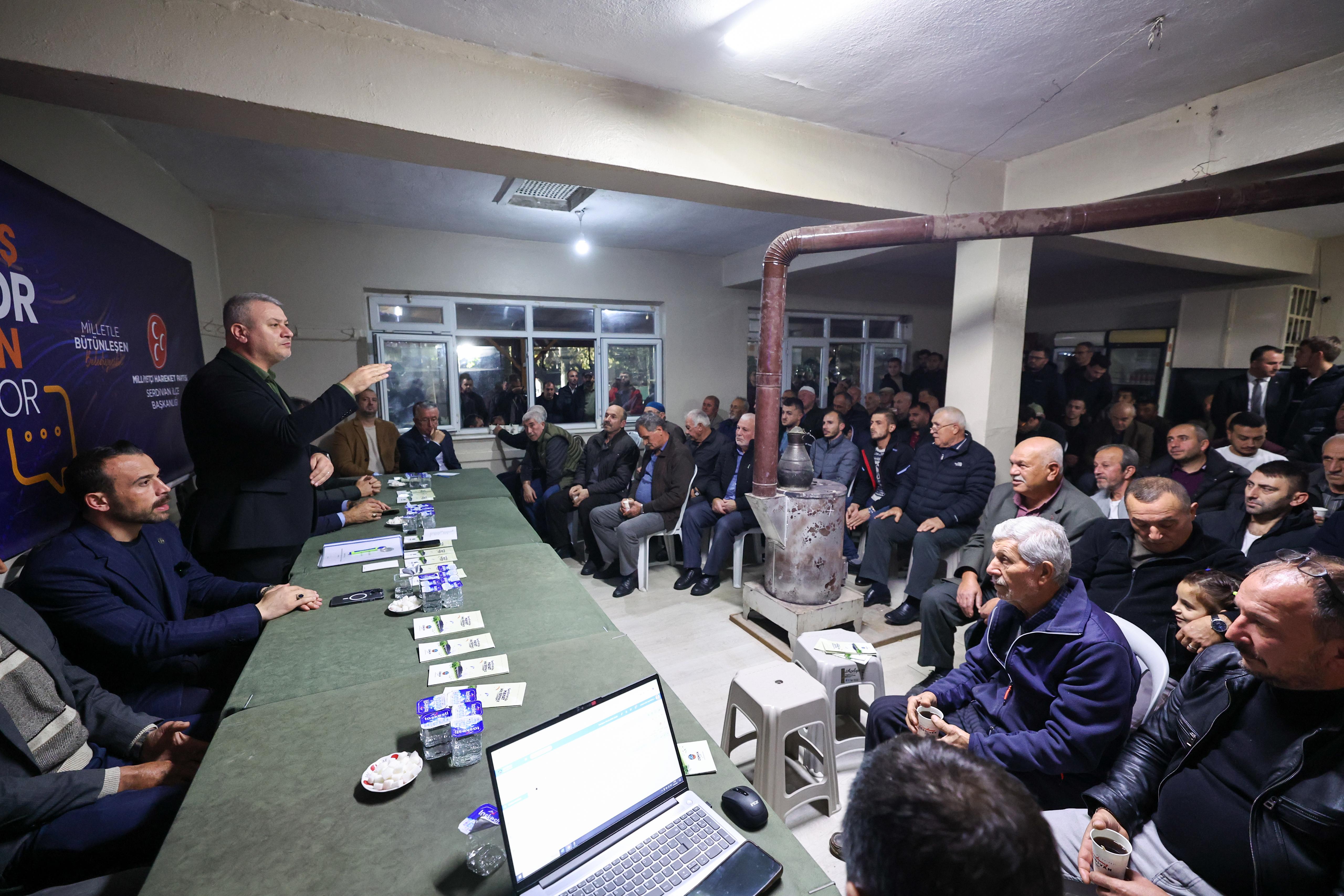 Başkan Osman Çelik Uzunköy’de Vatandaşlarla Buluştu
