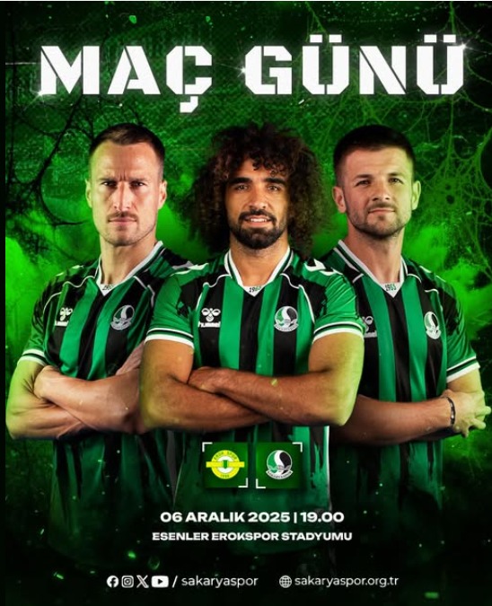 Bugün Günlerden Sakaryaspor: Yeşil-Siyahlılar Erokspor’a Konuk