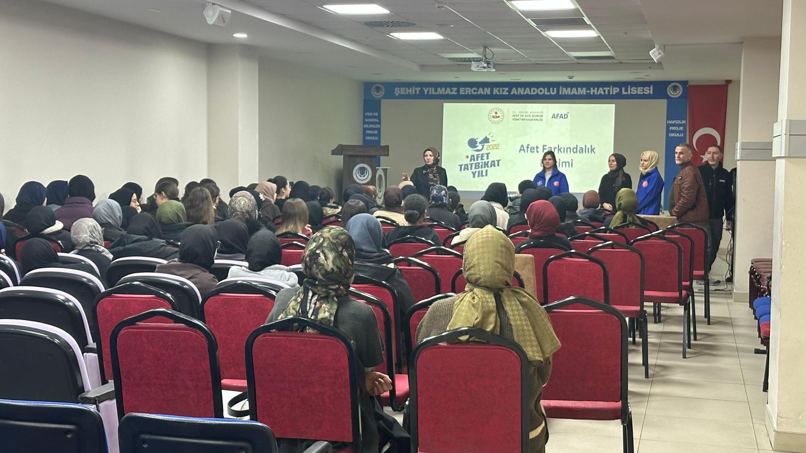 Serdivan’da Okullarda Afet Farkındalık Seferberliği