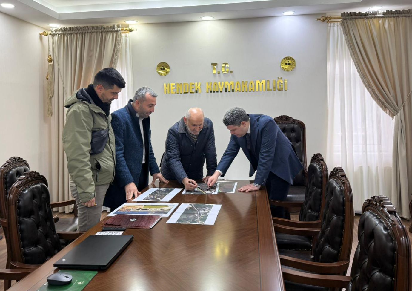 Kaymakam Gökpınar ile Başkan Püsküllü’den İlçe Çalışmaları Değerlendirme Toplantısı