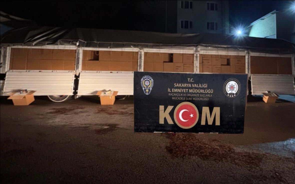 8 milyon kaçak makaronla Sakarya’dan İstanbul’a yola çıktı, yakalandı