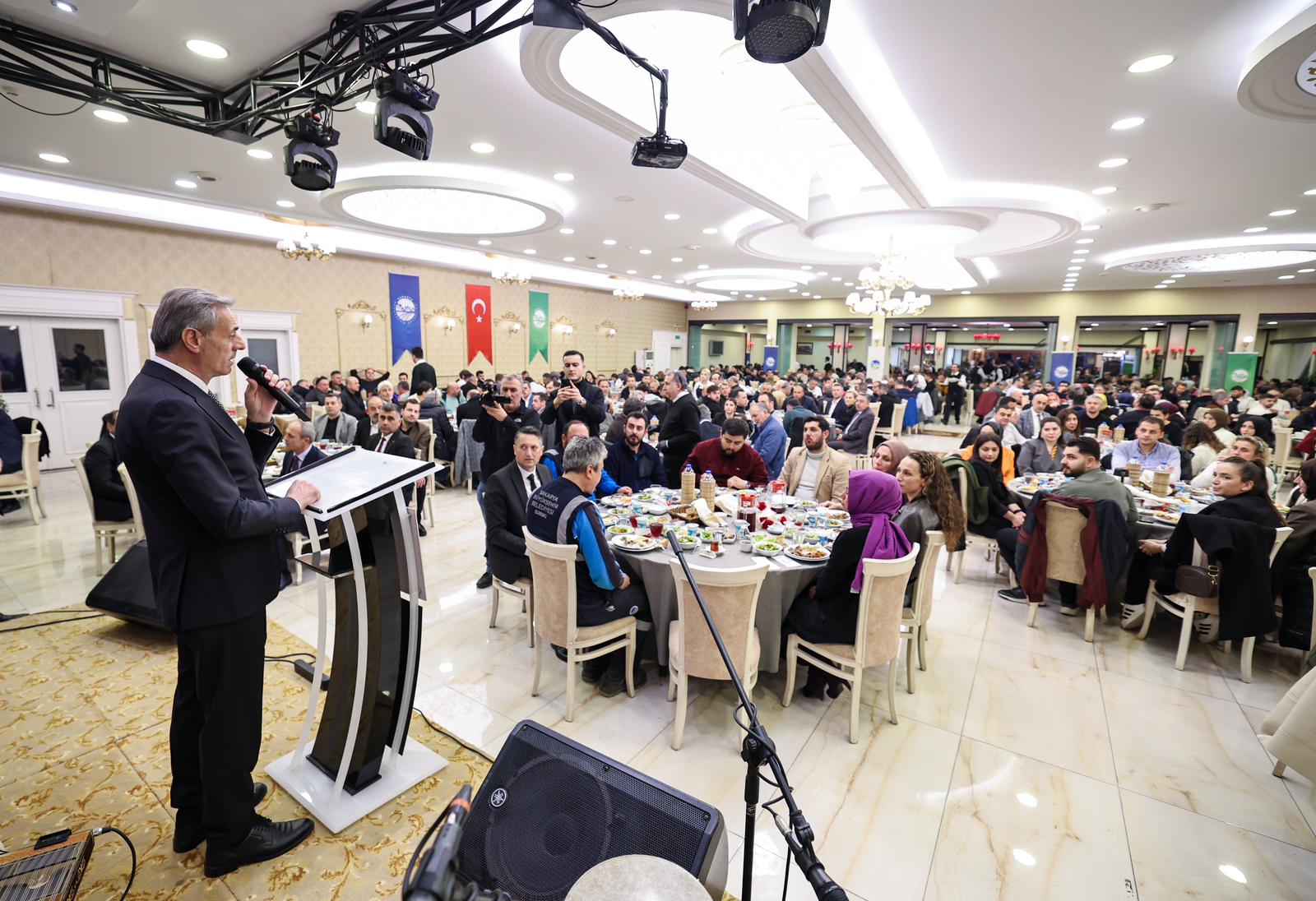 Başkan Alemdar, SASKİ ve BELPAŞ ile İftarda Buluştu