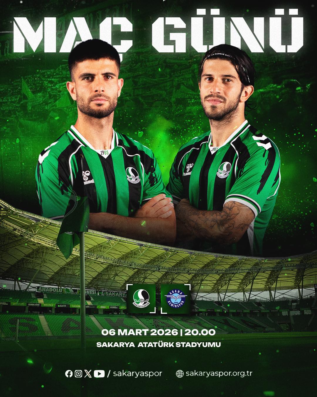 Sakaryaspor Sahaya Çıkıyor: Rakip Adana Demirspor