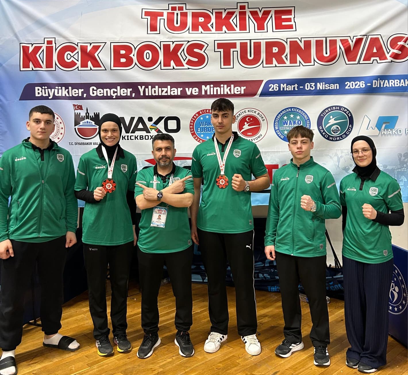 Büyükşehirli Kick Boksçular Diyarbakır’da Türkiye Şampiyonu Oldu