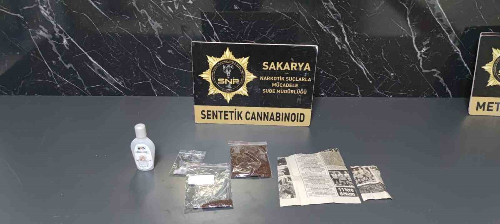 Sakarya’da 4 ayrı uyuşturucu operasyonunda 4 tutuklama