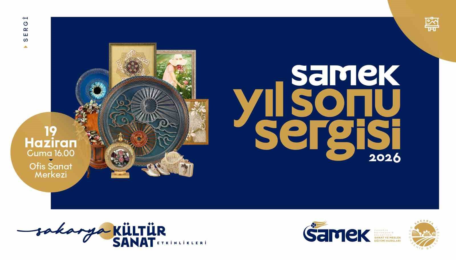 El sanatlarından tekstile birçok branştan eser, yarın sanatseverlerin beğenisine sunulacak