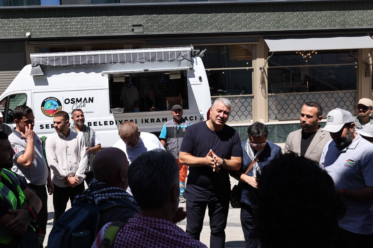 Başkan Osman Çelik'ten Filistin Konvoyu'na Anlamlı Ziyaret