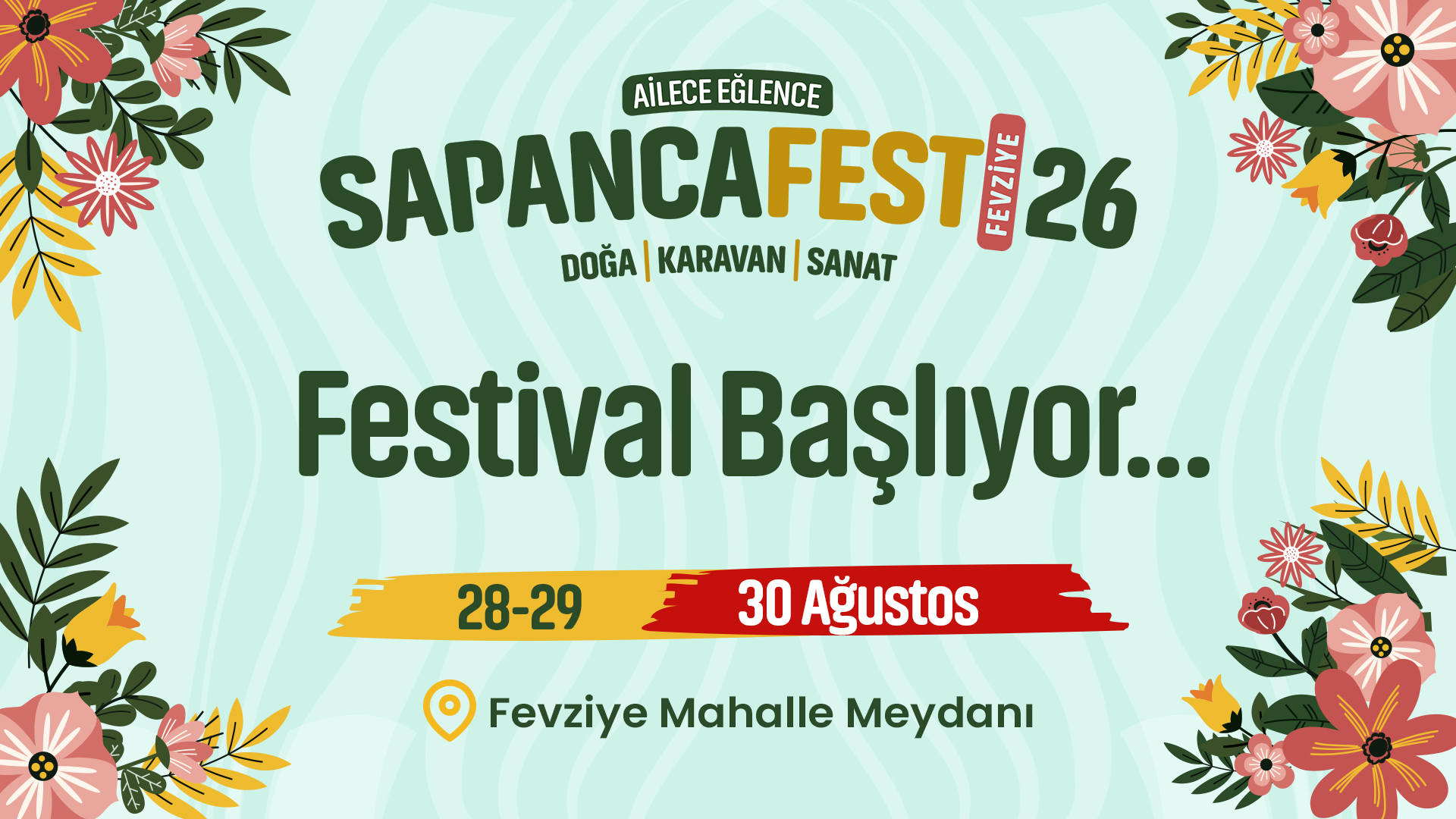 Sapanca Fest’26, 28 Ağustos’ta Fevziye Harmandüzü’nde Başlıyor