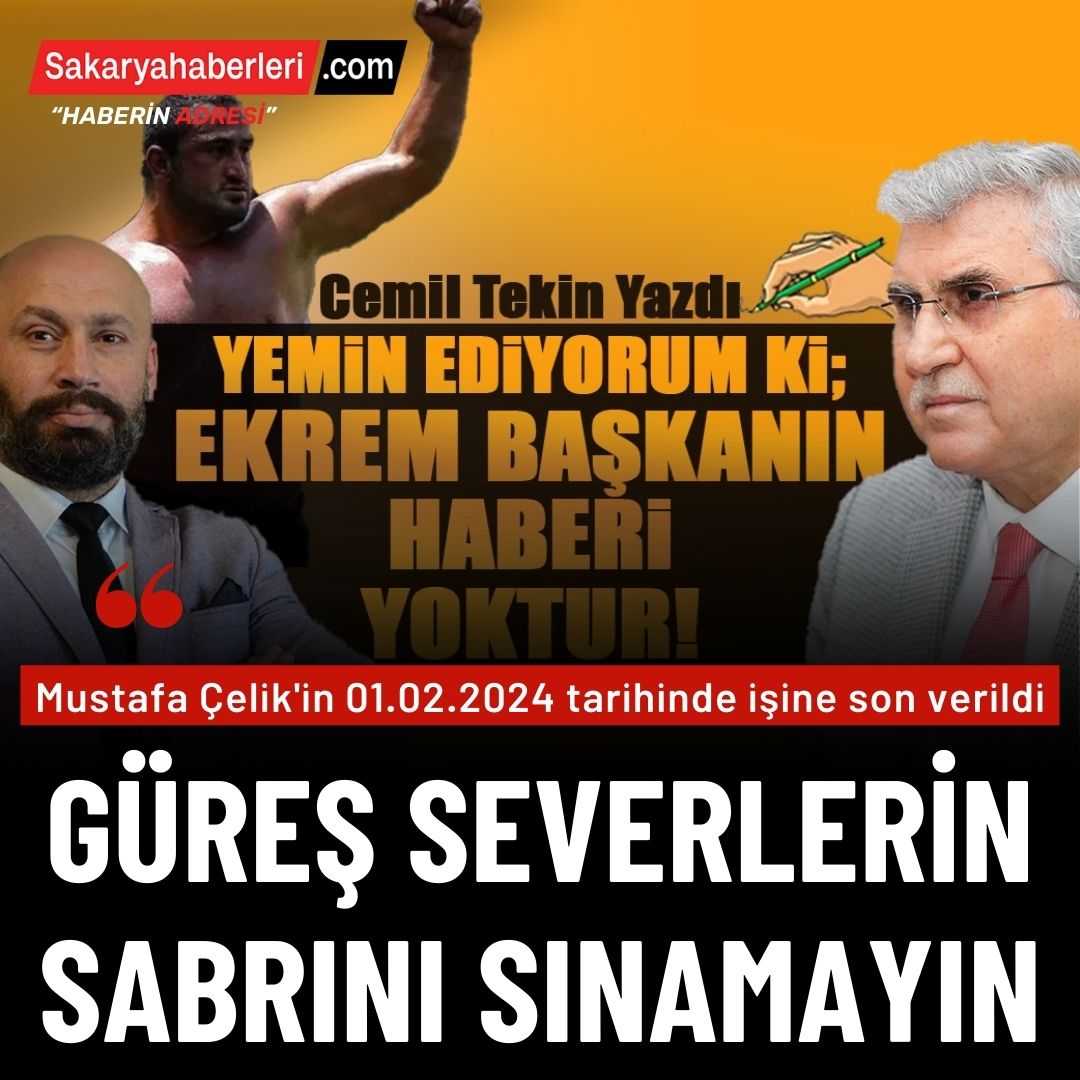 Yemin ediyorum ki; Ekrem Başkanın haberi yoktur